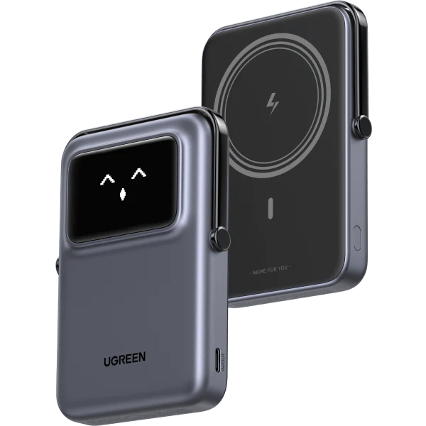 ugreen 10000mah 20w uno series magnetic wireless power bank with stand – pb572 45327 ugreen 10000mah 20w uno series magnetic wireless power bank with stand – pb572 45327