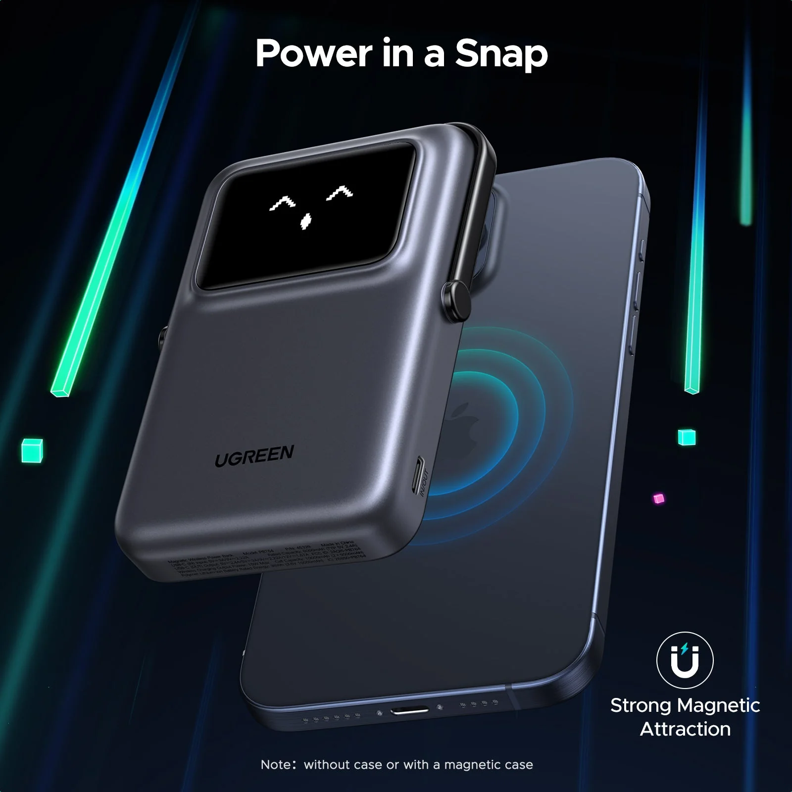ugreen 10000mah 20w uno series magnetic wireless power bank with stand – pb572 45327 ugreen 10000mah 20w uno series magnetic wireless power bank with stand – pb572 45327