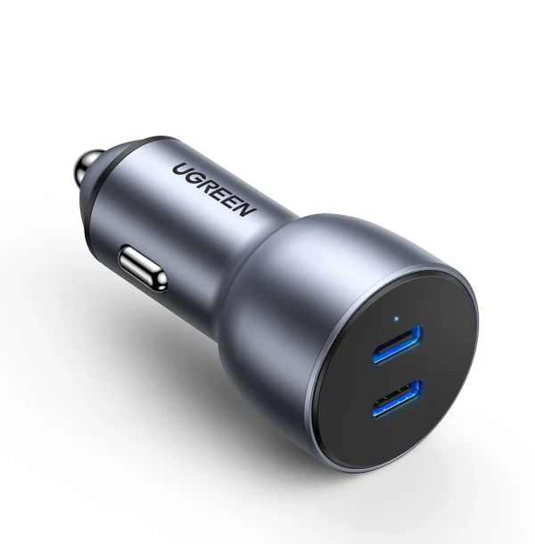 ugreen 50w dual type c port pd fast car charger – cd213 70594